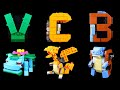 レゴ「超変換!! ポケモン もじバケる3」作ってみた LEGO Alphabet Transformers - Letters Transform Into Pokémon