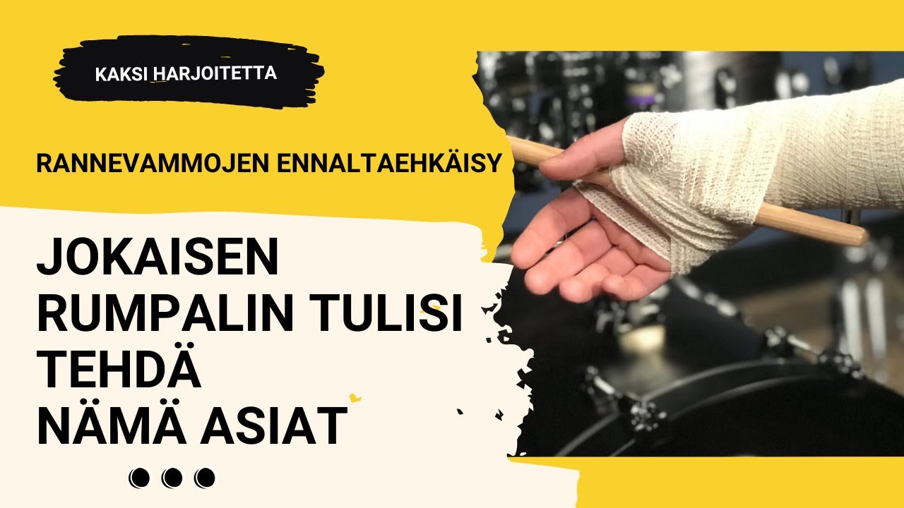 Ranne- ja kyynärvarren rasitusvammojen hoito & ennaltaehkäisy - YouTube