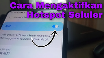 Cara Mengaktifkan dan Menonaktifkan Hotspot Seluler Samsung Galaxy M32 M21 A03S M12 M42 M22 One UI