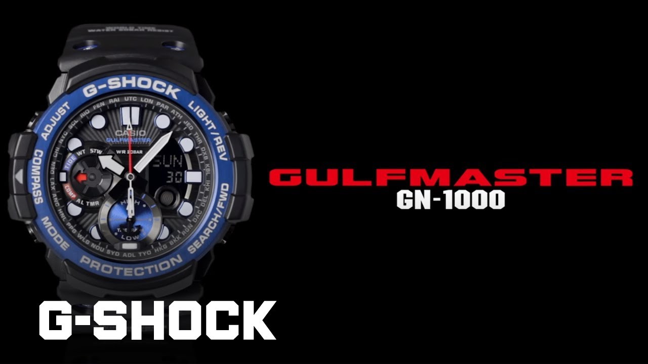 CASIO G-SHOCK GULFMASTER GN-1000 product video