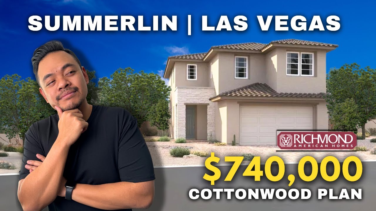 Spacious Cottonwood Model Home at Osprey Ridge in Summerlin Las Vegas