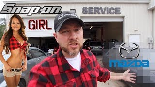Here's the MAZDA 323 - 26 Years Later!!! Feat: Snap On Tools Girl & Rabbit LOL Net Worth