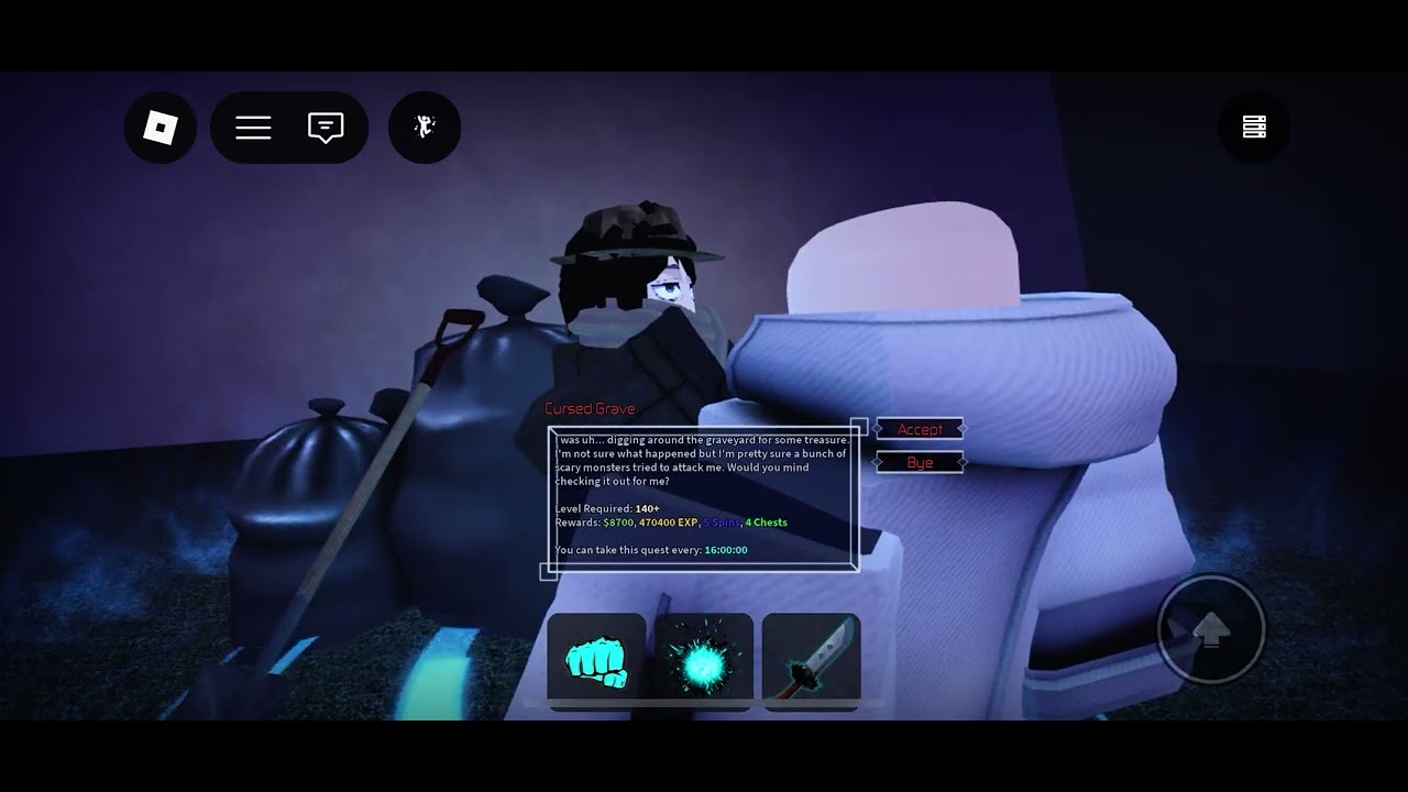 I’m grinding on jujitsu infinite do my daily quest