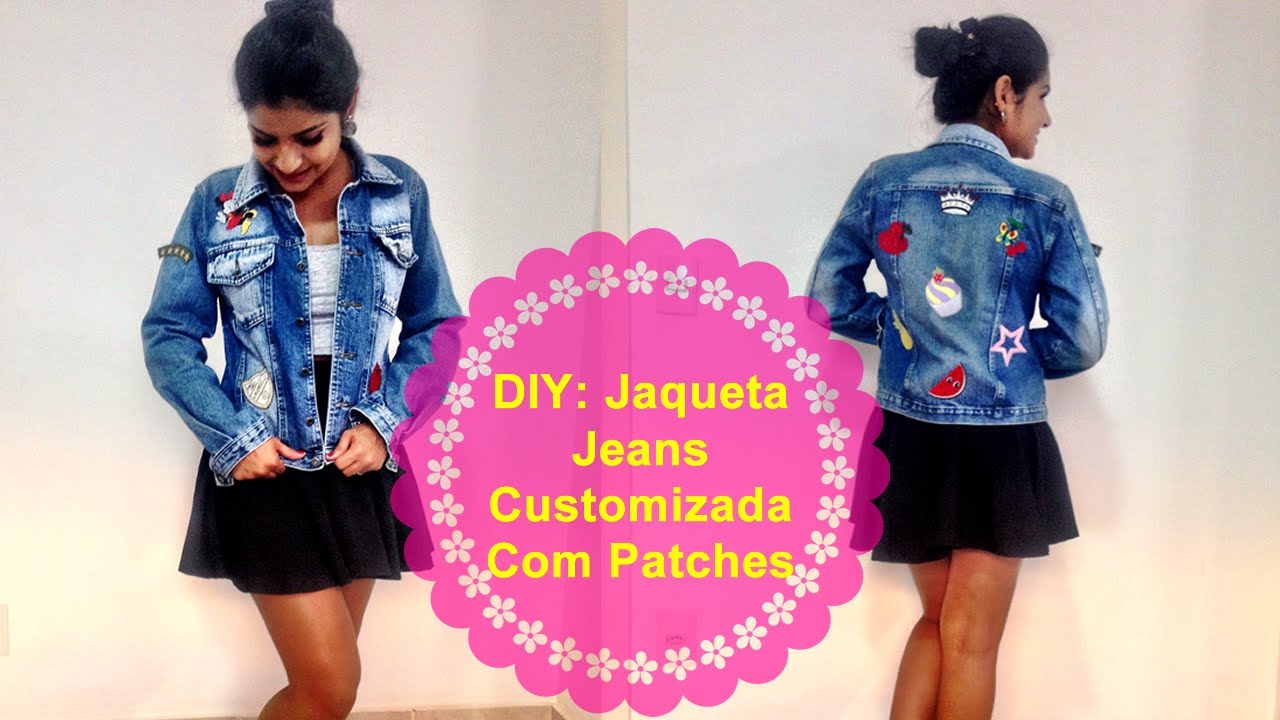 patches jaqueta jeans