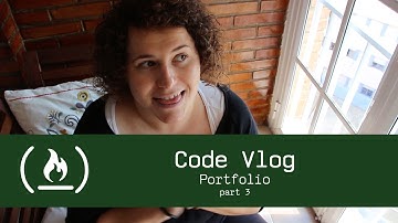 React JS (building portfolio, part 3) - Code Vlog {10}