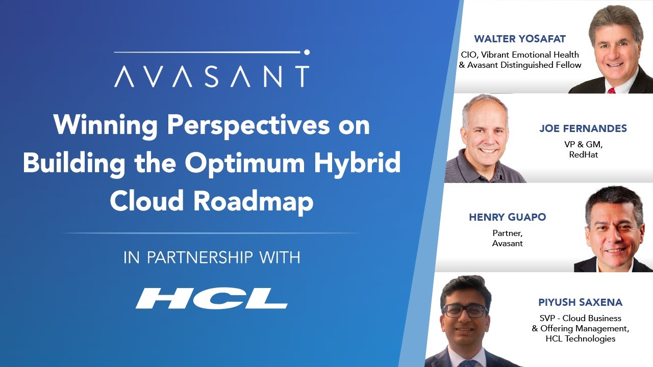 Winning Perspectives on Building the Optimum Hybrid Cloud Roadmap