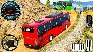 Uphill Coach Bus Driving Simulator 2024 - Offroad Public Bus Driver - Android Gameplay screenshot 2