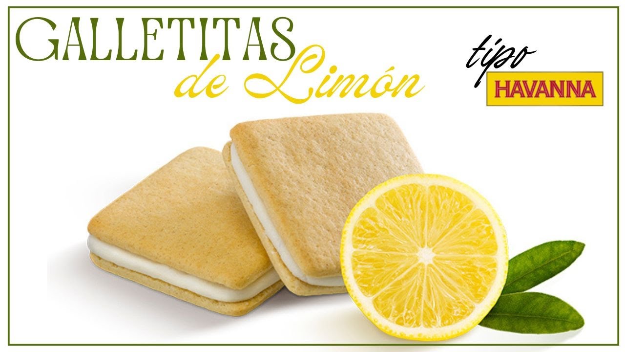Galletas de Limón Rellenas Tipo Havanna