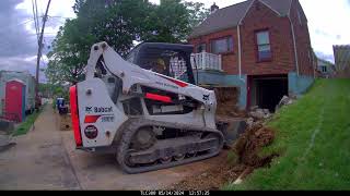 TL Engineered Driveway Walls in Heidelberg, PA Day 1