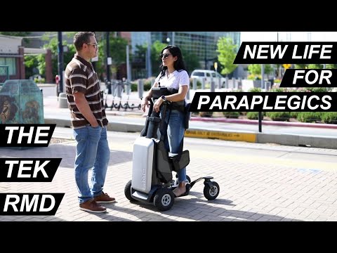 The Tek RMD From Matia Robotics Gives A New Life To Paraplegics By Letting Them Stand And Travel