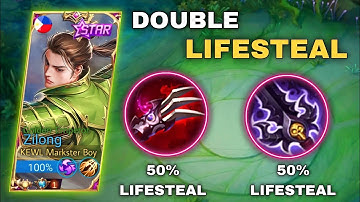 TRY THIS DOUBLE LIFESTEAL COMBO BUILD FOR ZILONG! | EVEN AULUS CAN