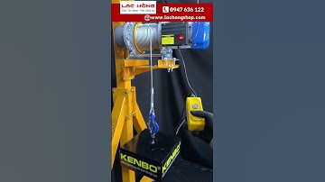 Lật tẩy lý do dây cáp tời điện KENBO KCD lên xuống bất thường #lachong #thietbinangha #shorts