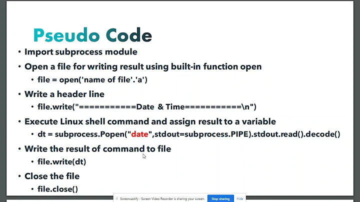 How to Execute Linux Shell Commands From Python Script and Store Result in File