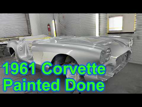 1961 Corvette - Part 14 - Finishing Up The Two-tone Painting.
