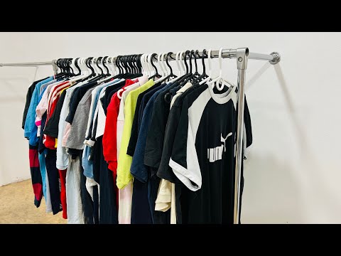 Футболки брендовые секонд-хенд оригинал микс от 10 кг, видео 2