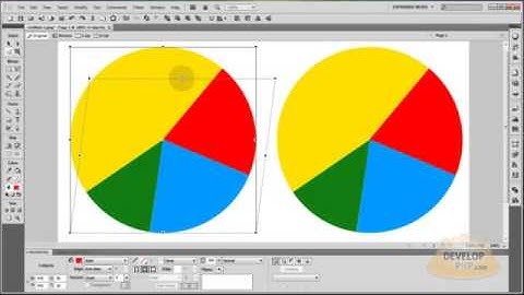 Adobe Fireworks Tutorial on How to Make 3D Vector Pie Charts