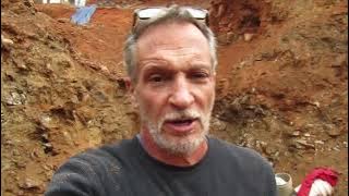 3/16/21 pt1 Cleared the dig site and have exposed strong colors and rich soil at Emerald Hollow Mine