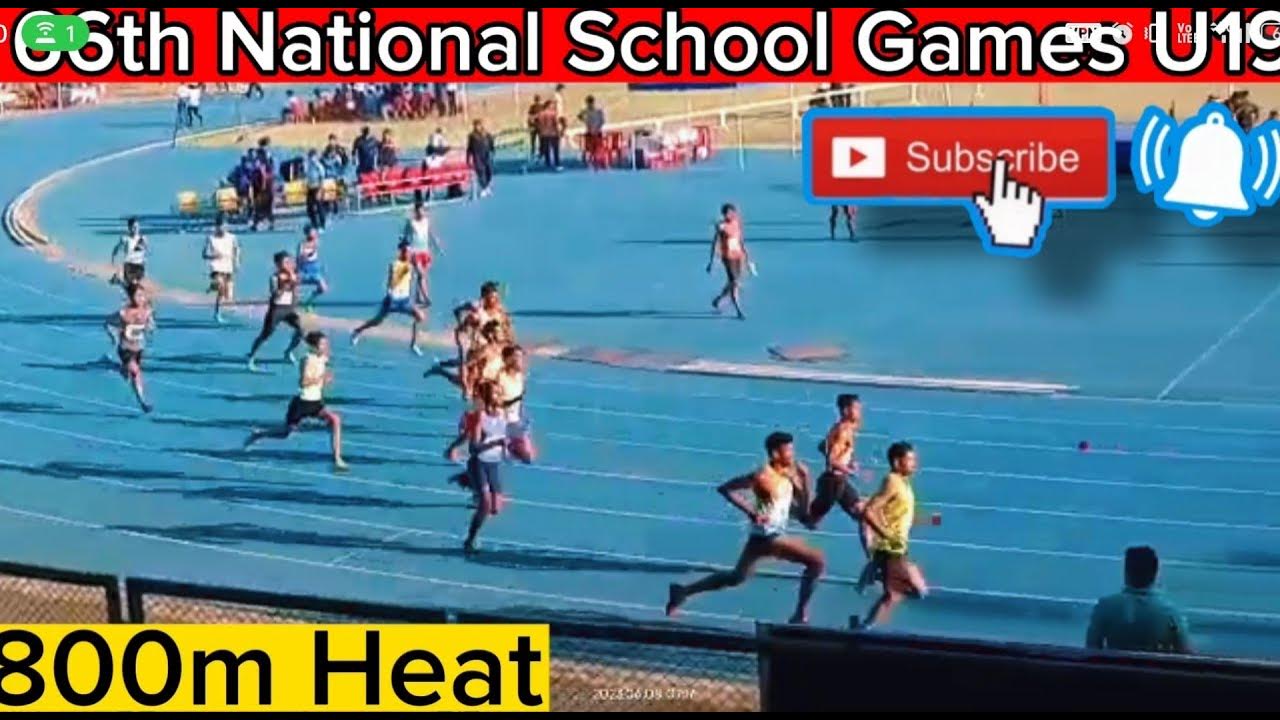 800m Heats Boys U19 SGFI 66th National school Games Athletics