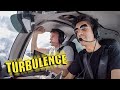 Strong TURBULENCE in SMALL PLANE over the Alps