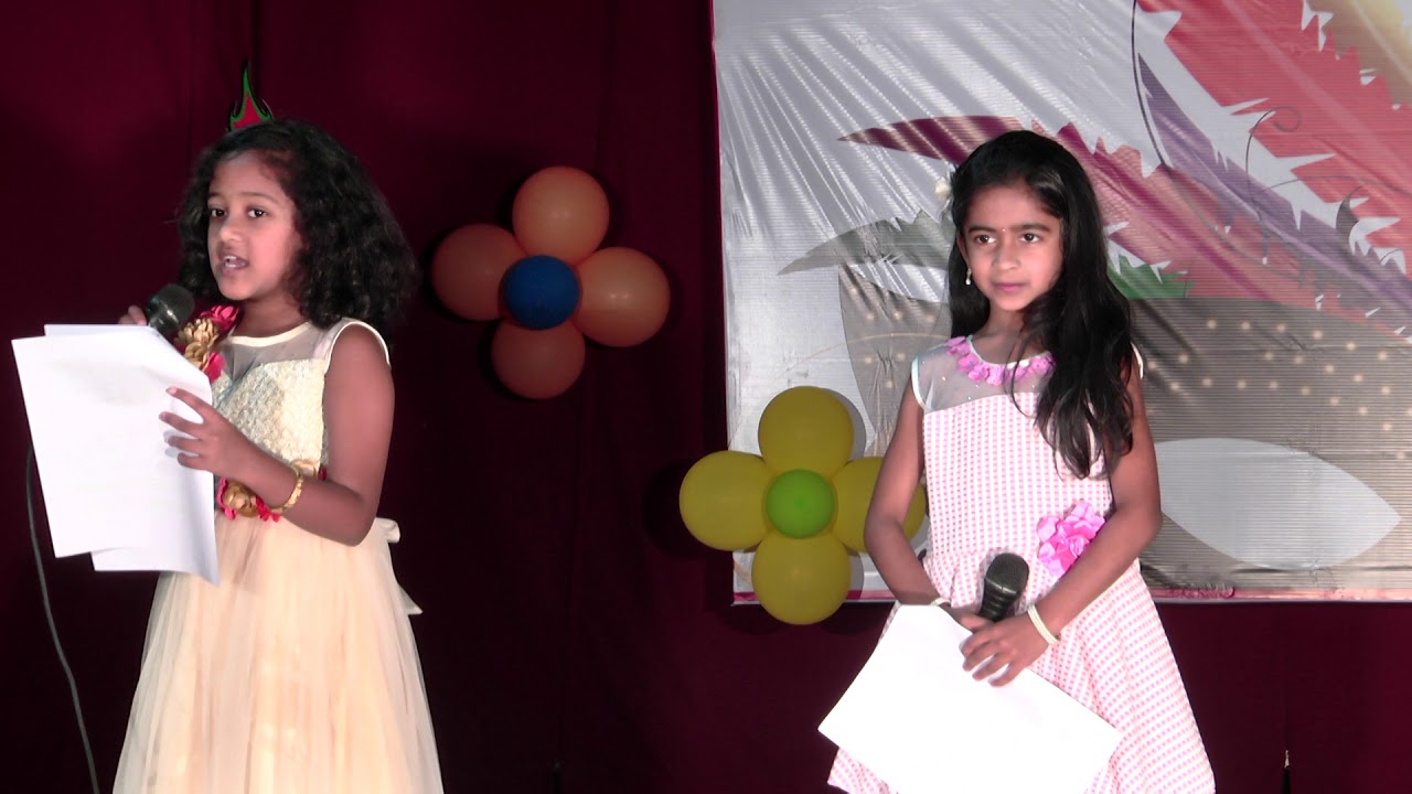 BLOSSOMS INTERNATIONAL  Kids hosting the show with so much of confidence....Must Watch!!..