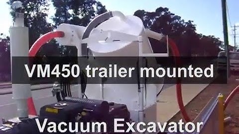 Vacuum trailer for hire Non Destructive Digging by Hydro Excavation