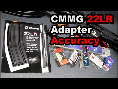 22LR accuracy in your 556 AR15 CMMG Adapter