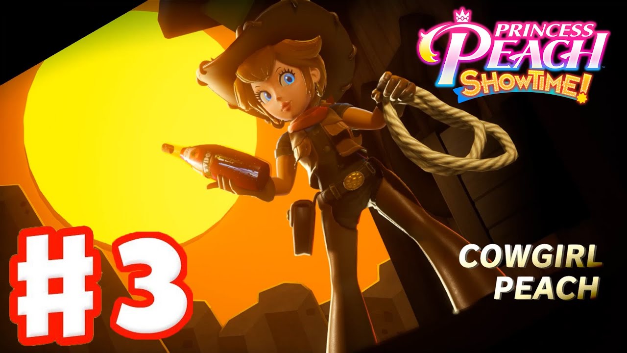 Princess Peach Showtime Gameplay Aspect 3 Cowgirl within the Wilderness (All Collectibles)