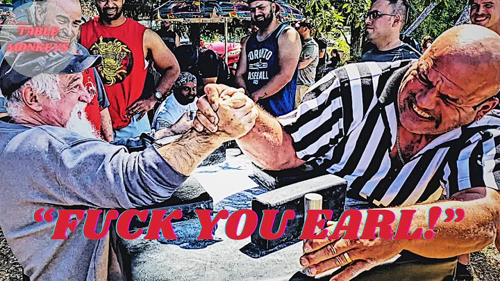 CRAZY GEORGE & EARL WILSON SPARRING | ARM WRESTLIN...