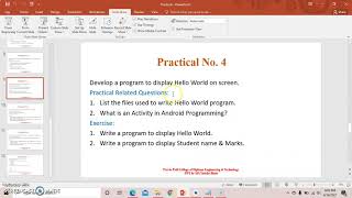 Practical No 3,4