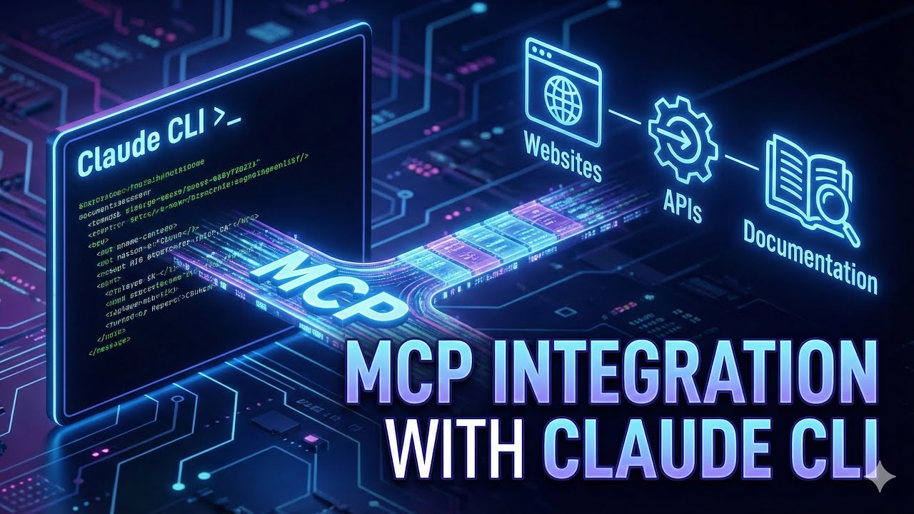 MCP Integration with Claude CLI | Beginner-Friendly Practical Guide | Make Claude CLI Super Powerful