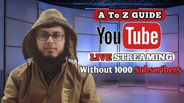 How To Setup Youtube Live Stream Without 1000 Subscribers
