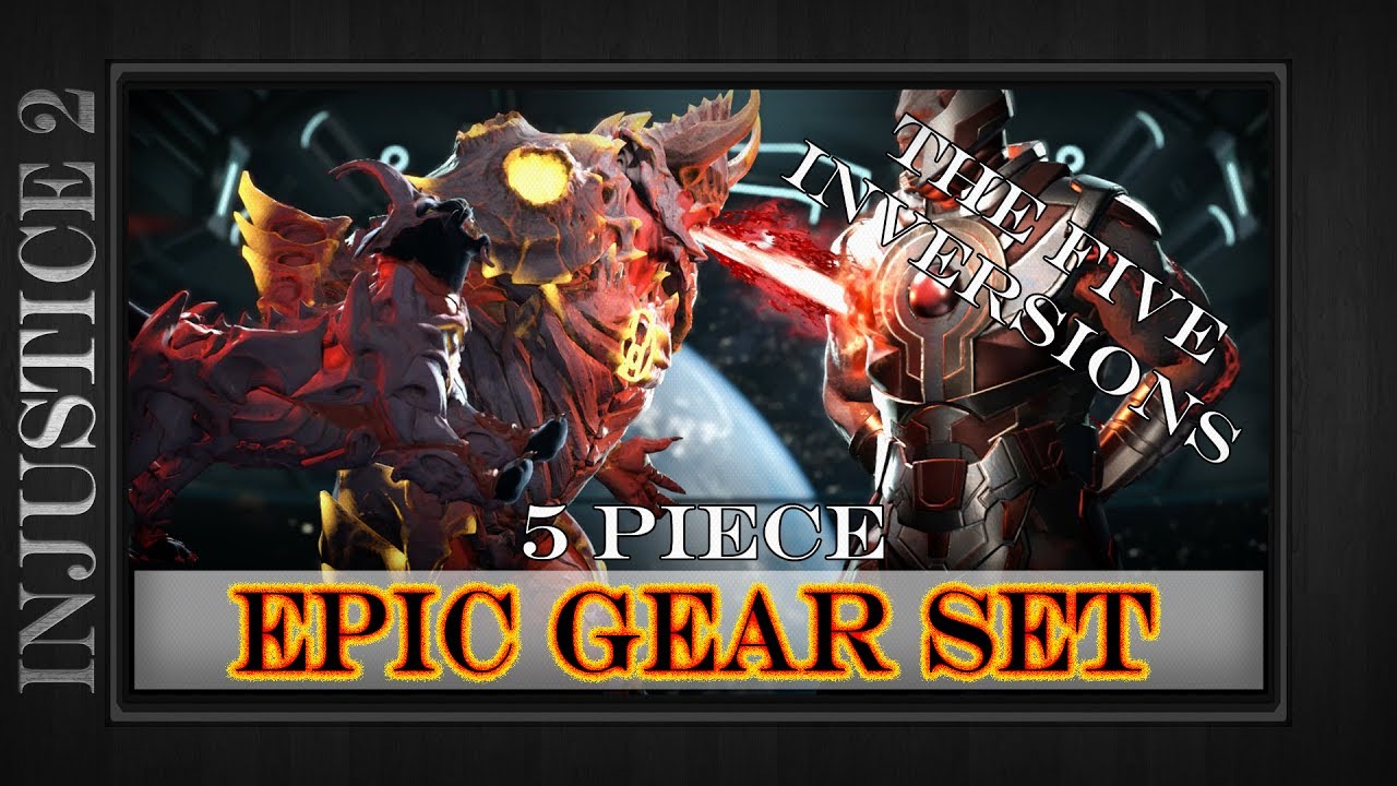 Injustice 2 - The Five Inversions - Atrocitus Epic Gear Set