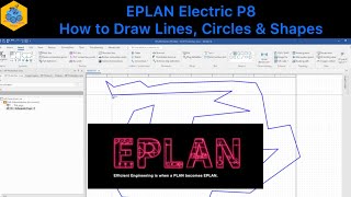 EPLAN Electric P8 Beginner’s Guide: How to Draw Lines, Circles & Shapes (Basic Graphics Tutorial)
