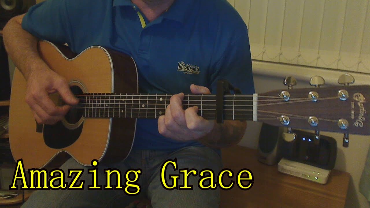 Amazing Grace Acoustic Guitar Cover YouTube