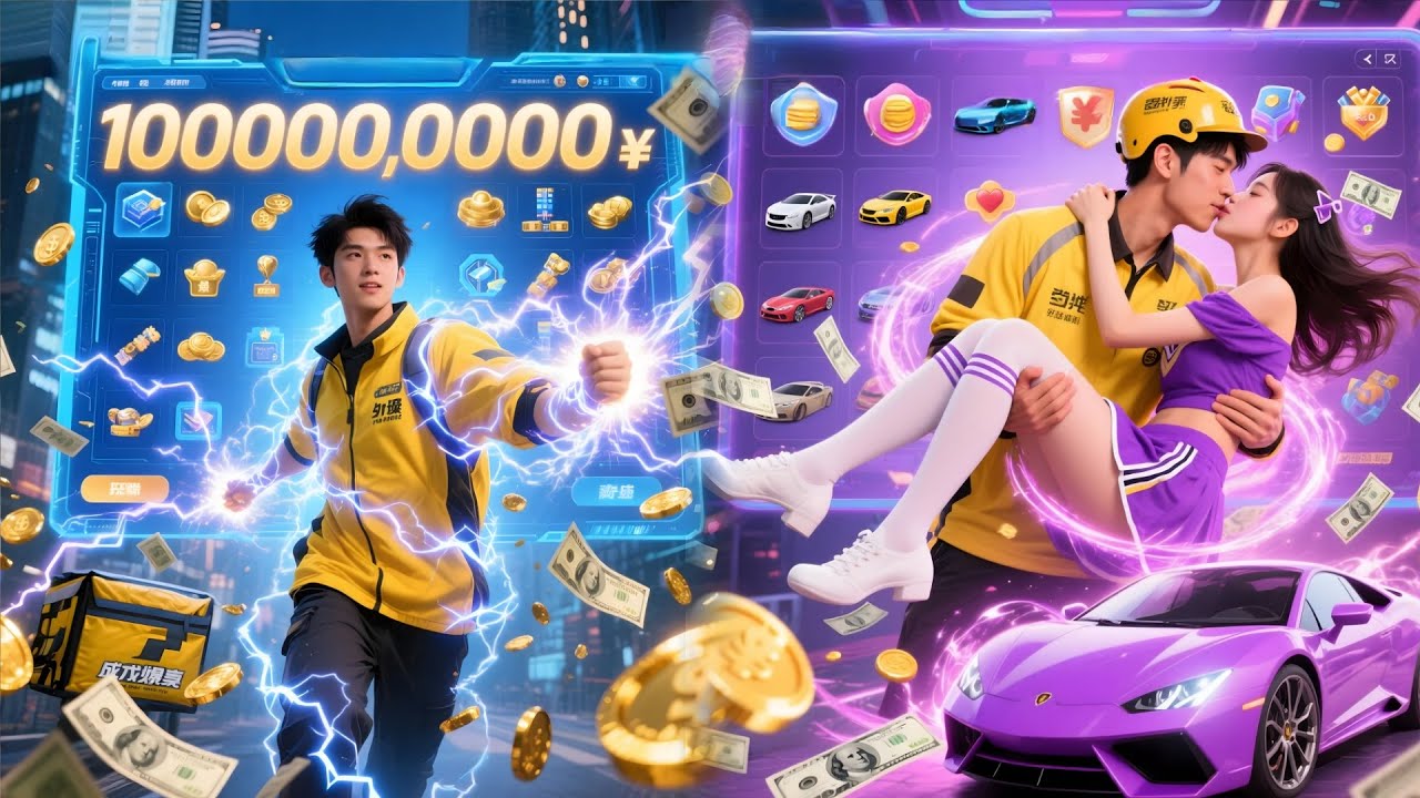 가난 배달 청년, '부의 내비게이션 시스템' 각성해 이로 1000억 달러 벌어 미녀와 결혼, 인생 정점 도달.