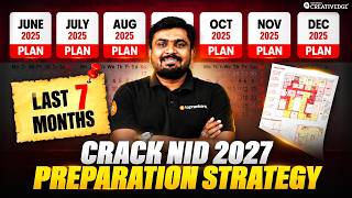 NID 2027 Preparation Strategy | Complete 7-Month Study Plan for Top NID Nift Nid Uceed 2026 Preparation Strategy Complete 7 Month Roadmap