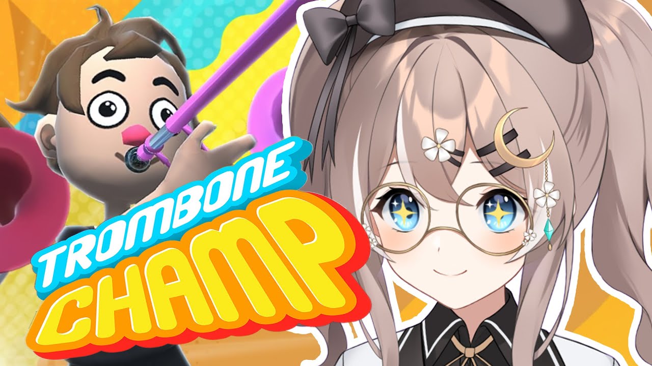 Saat Anime Perpus menjadi Kang Sebul Trompet 【 TROMBONE CHAMP 】 YouTube