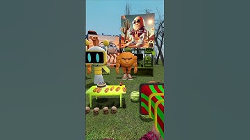 All Sprunki & Nextbots are attacking me P1 #gmod #nextbots #gaming #sprunki