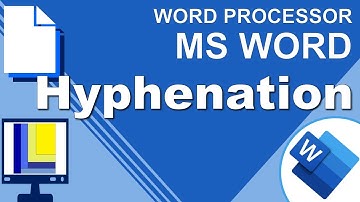MS Word | Hyphenation