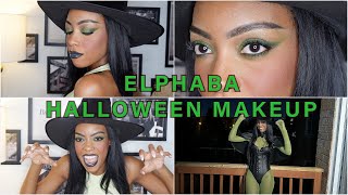 WICKED HALLOWEEN MAKEUP! ELPHABA MAKEUP TUTORIAL