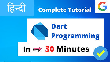 🎯Hindi - Complete Dart Tutorial in 30 Minutes