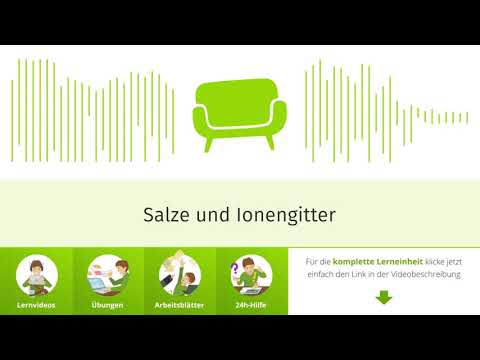 Salze und Ionengitter