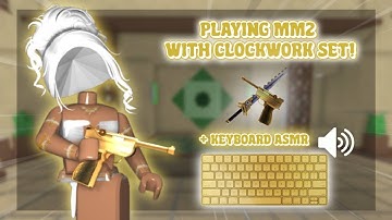 BEATING E-DATER TEAMERS IN MM2 + KEYBOARD ASMR!