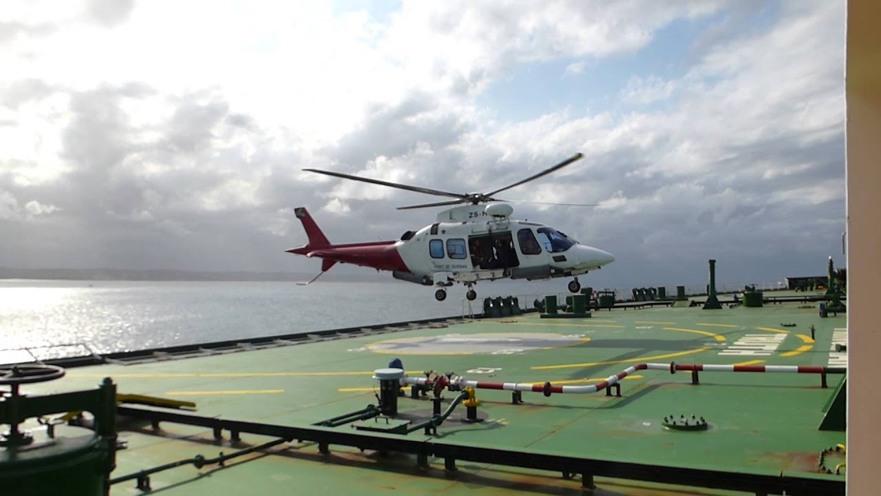 Helicopter ops in Durban's harbour 2/2 YouTube