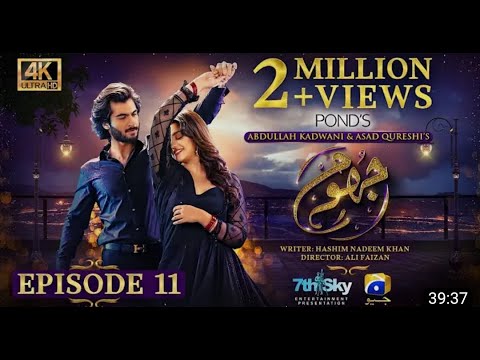 Jhoom Episode 11 - - Haroon Kadwani - Zara Noor Abbas - Digitally Presented By Ponds