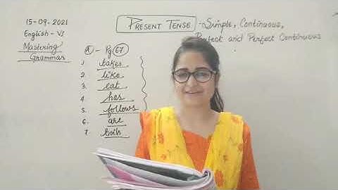 CLASS VI ENGLISH 15-09-2021 BY MS. SHWETA SHUKLA