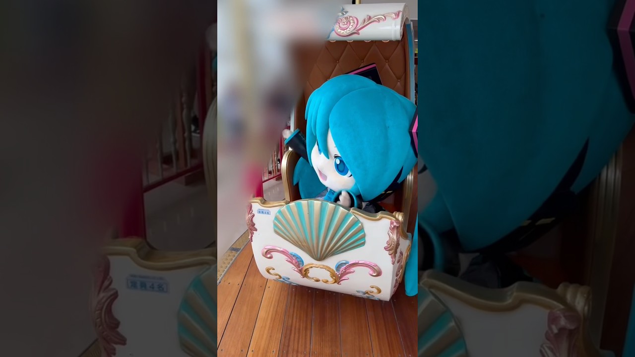 初音ミクがメリーゴーランドに乗ってみた🎠🎶