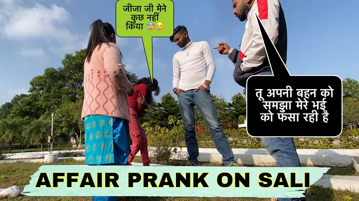 Affair prank on sali || Saali sahiba got shocked || Prank on wifes sister || jeet thakur #pranks