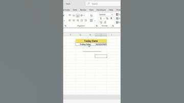 Today date function in Excel #shortvideo #trending #new