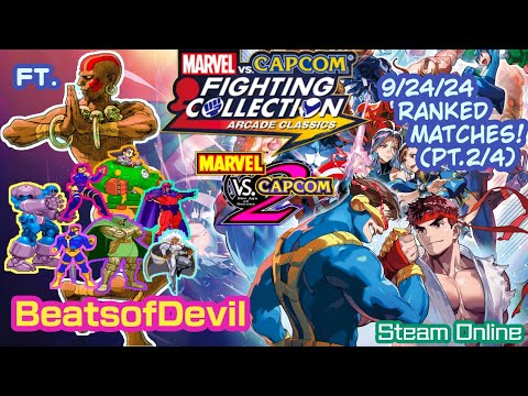 MvC2 Beatsofdevil Dhalsim & Top tier matches: Ranked mode day 2! (9/24/24 pt.2/4) Steam Online